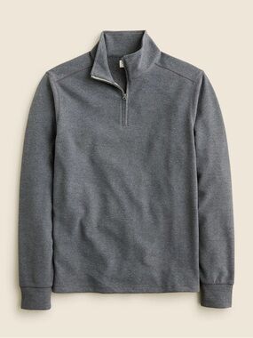 J.‎ Crew Men's Charcoal Gray Quarter-Zip Sweater